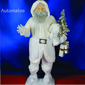 Père Noël blanc 190 cm